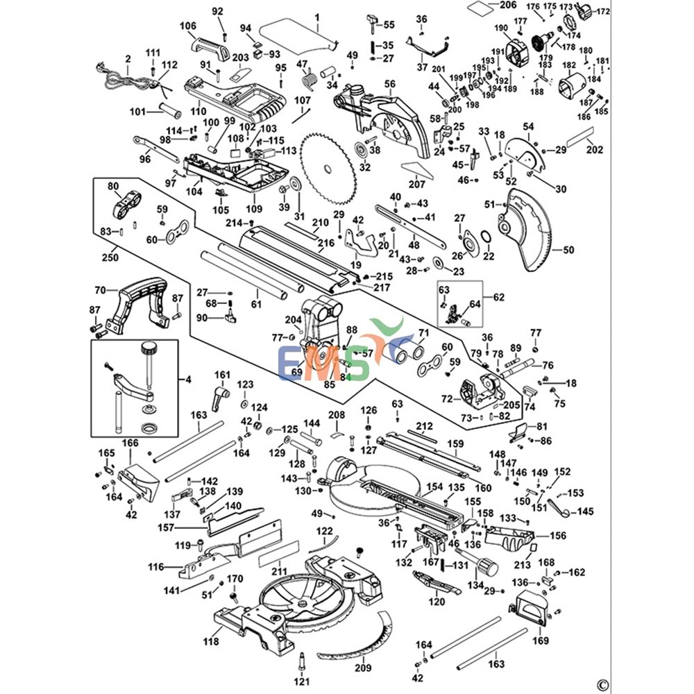 Black Decker SMS254 Dişli 1004478-25