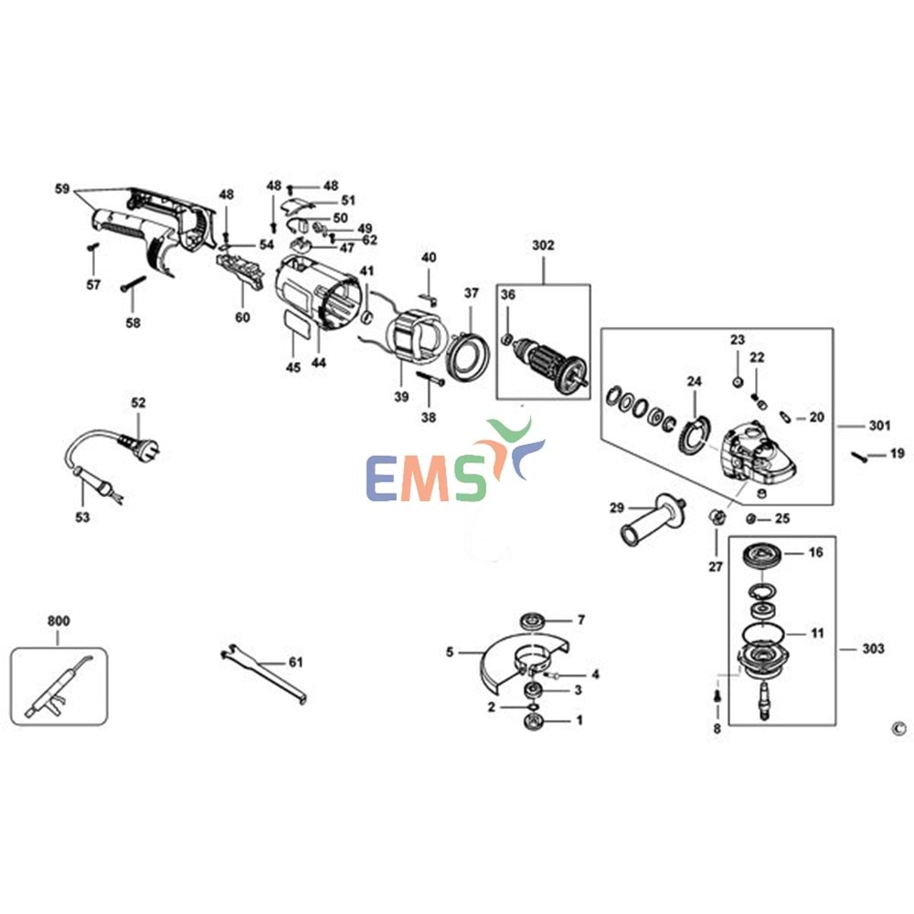 Stanley STGL2023 STGL2218 Dişli Mil 4149150009