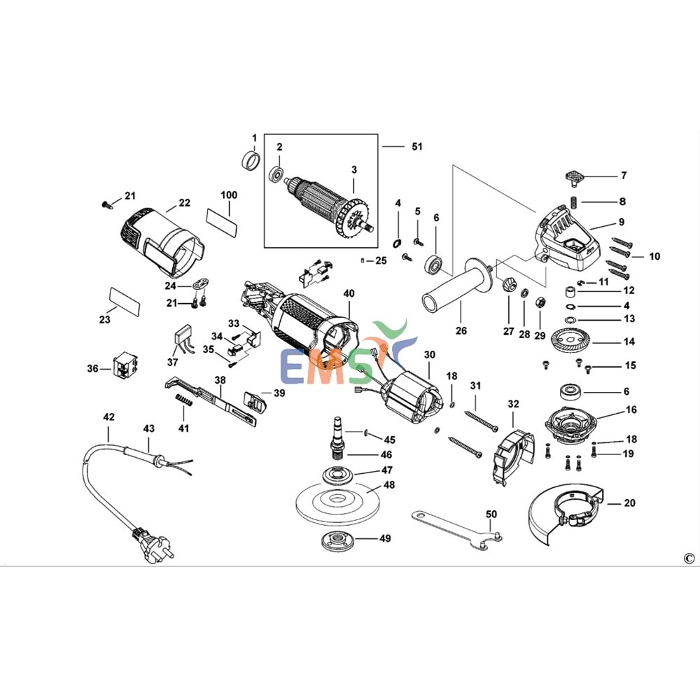 Black Decker G720 Anahtar Şalter 5140002-54