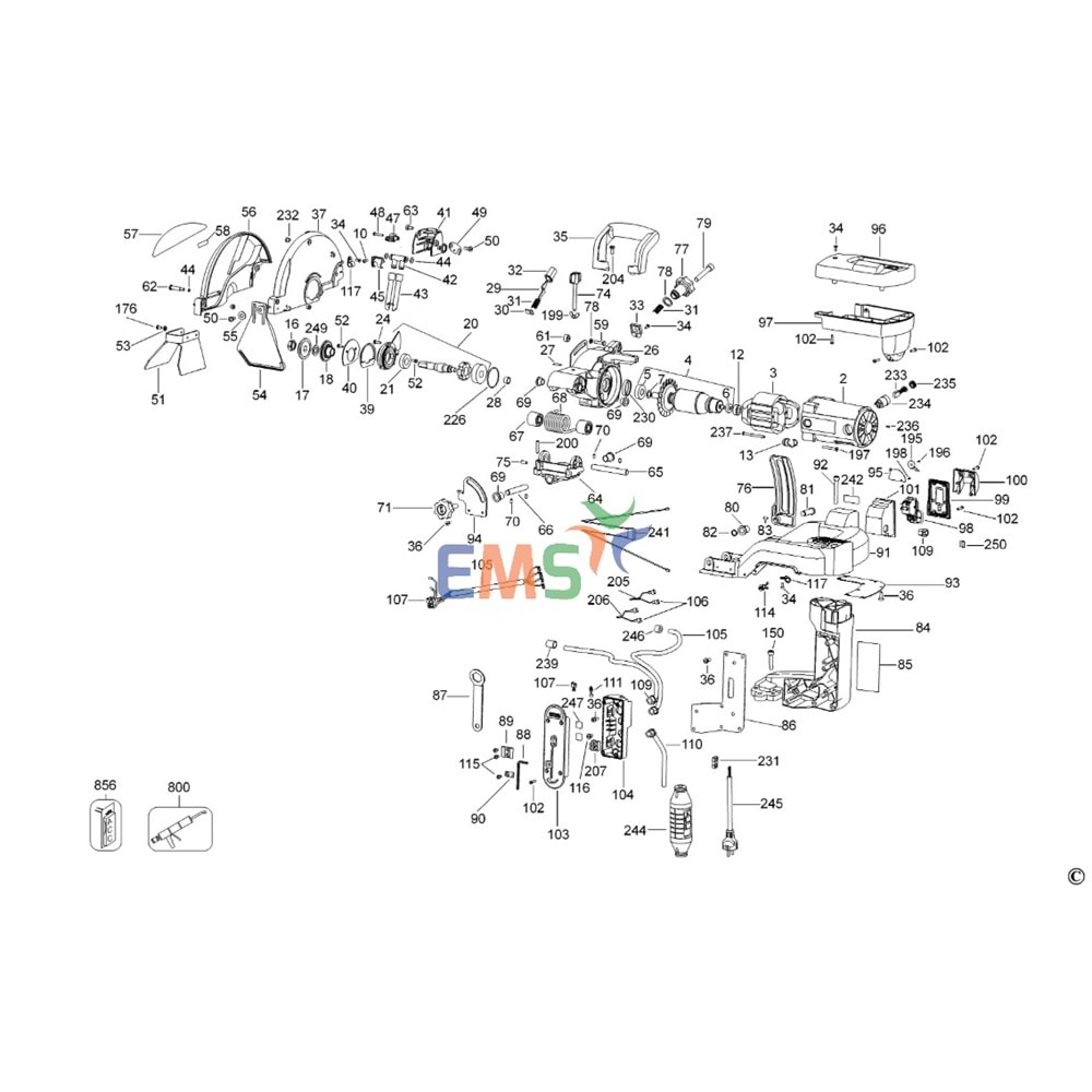 Dewalt D2400 Seramik Kesme Armatür Endüvi 5140028-02