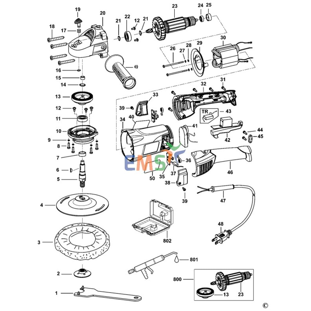 Stanley STGP1318 Polisaj Makinesi Devir Ayar Kartı 5140090-54