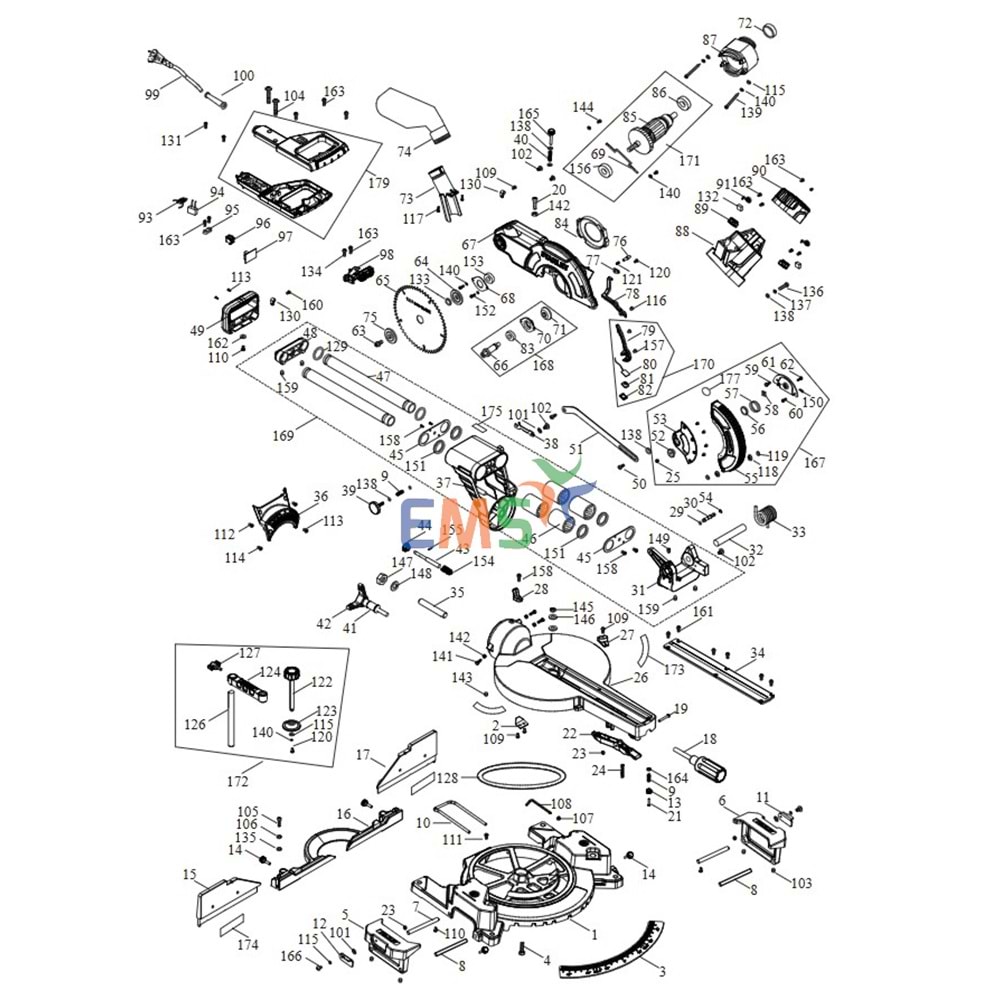 Stanley SM18 Yastık Statör Bobin 5170038-98
