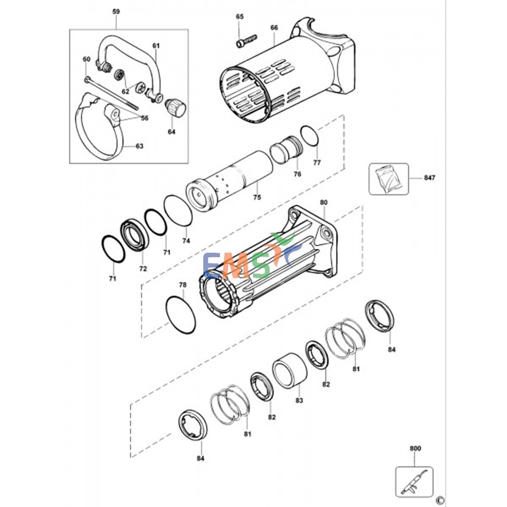 Dewalt D25940K D25941K Mil 582277-00