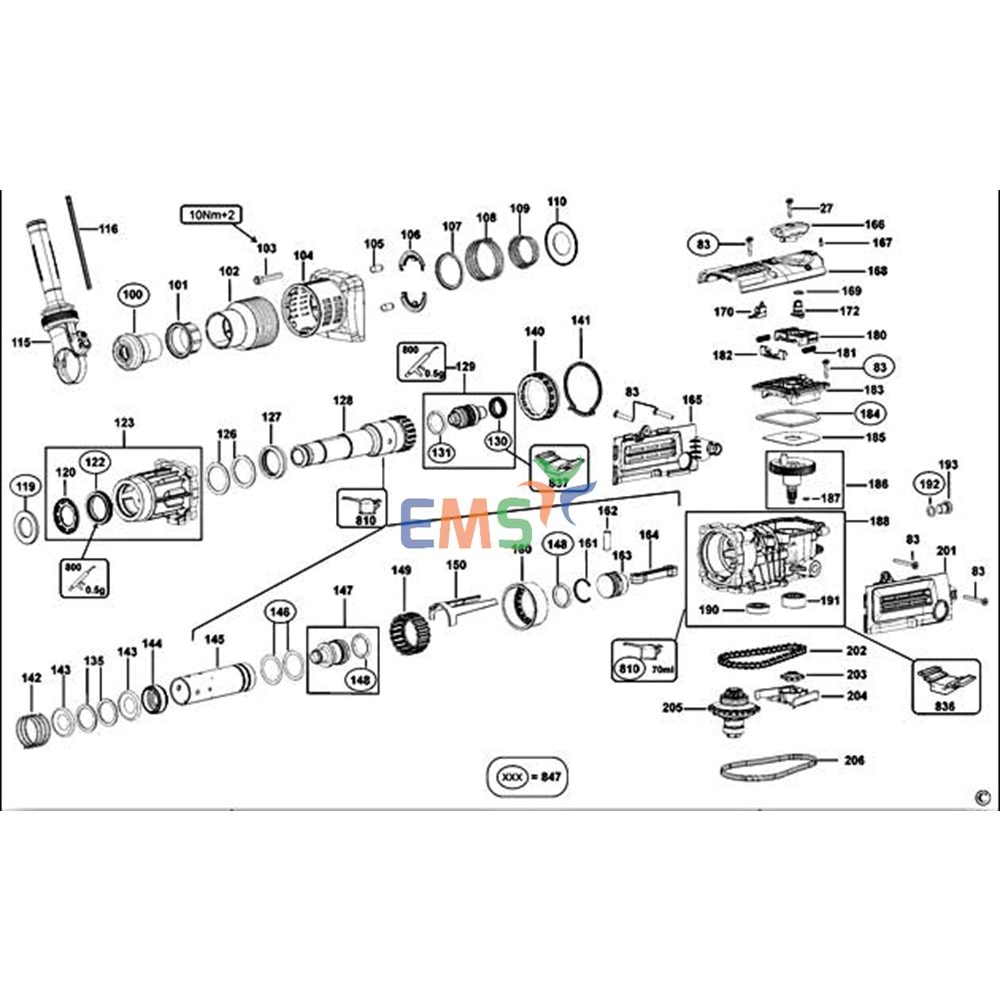 Dewalt D25501K D25601K D25602K D25762K Kırıçı Şalter Anahtar 587274-00