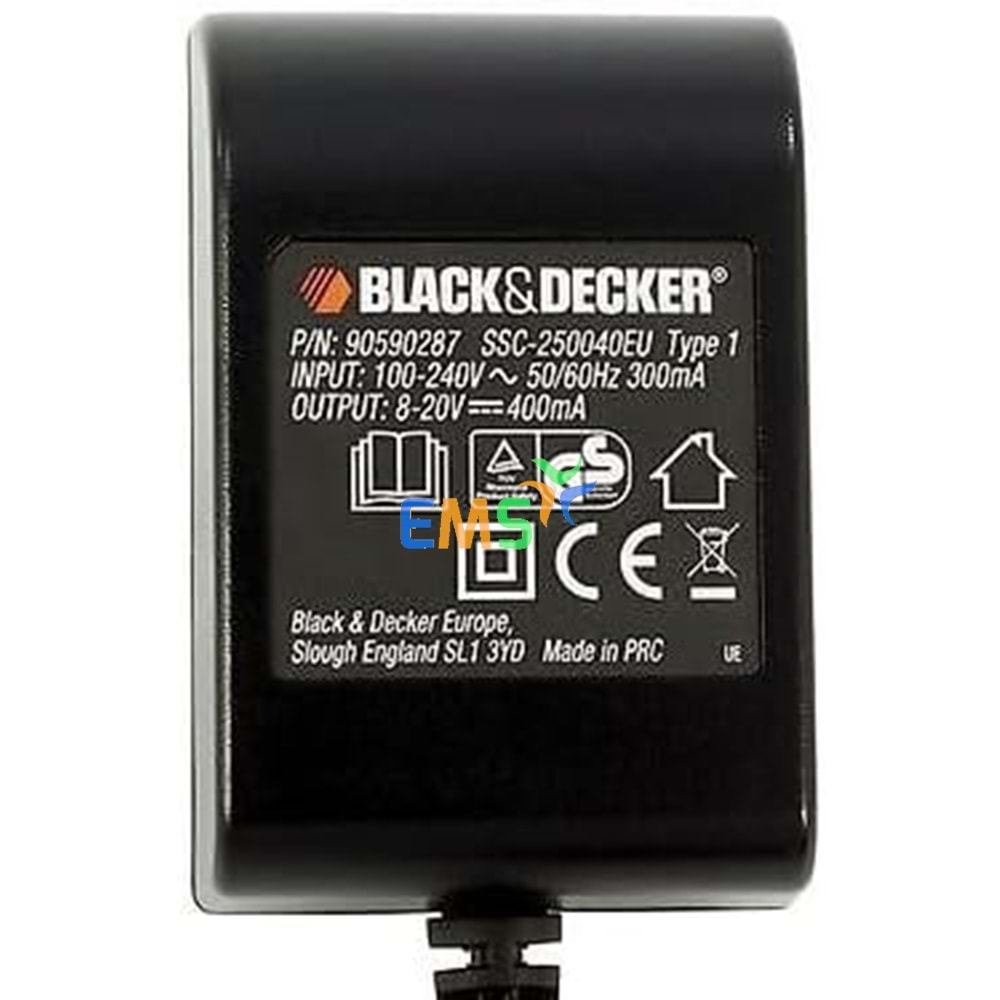 BLACK DECKER EGBL188 BDCDC18 10.8V 14.4V 18VŞARJ CİHAZI 90590287-06