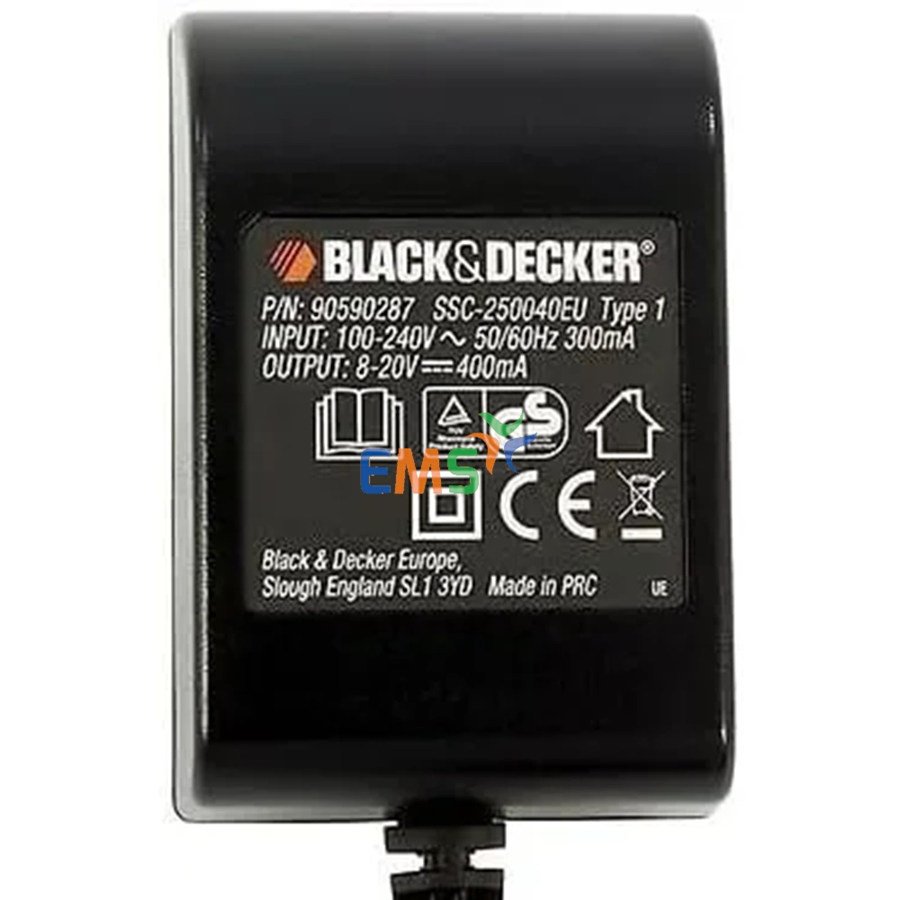 Black Decker SSC-250040EU EGBL188 BDCDC18 10.8V 14.4V 18V Şarj Cihazı 90590287-06
