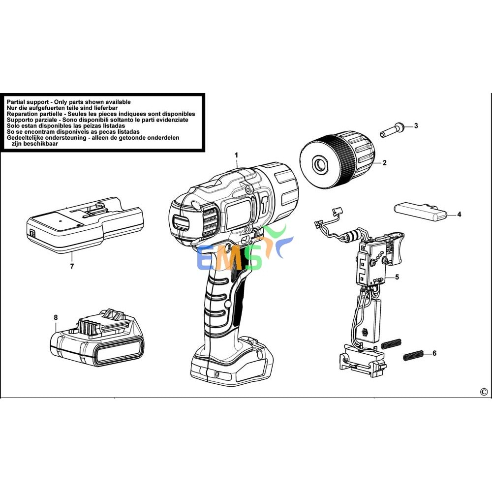 BLACK DECKER EGBL188 ŞALTER