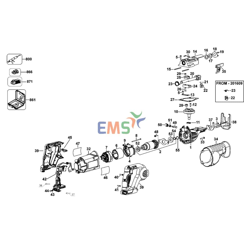 Dewalt DCS380 Mil Bıçak Tutucu N026647