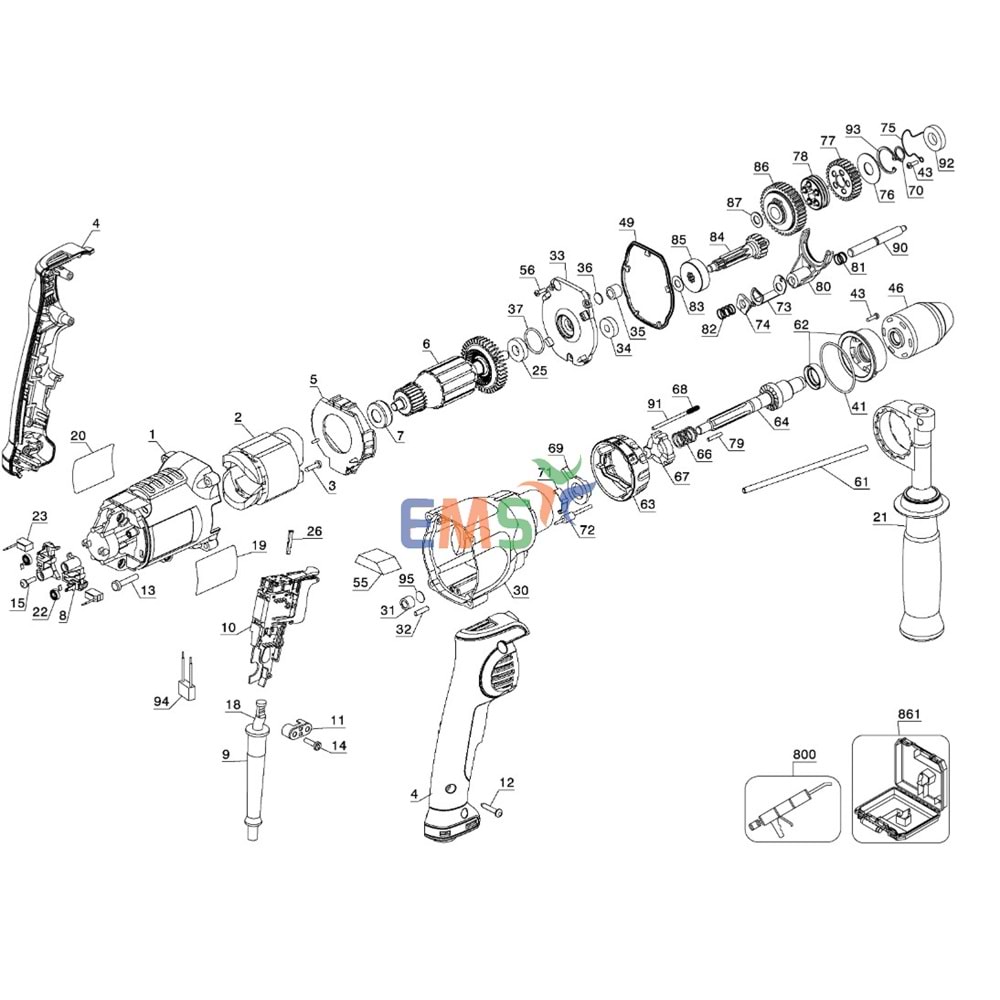 Dewalt DWD524KS Yastık N048000SV