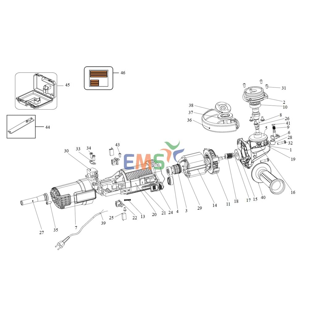 Black Decker BEG110 BEG120 BEG210 BEG220 Taşlama Kömür N530134 Tek Kömür