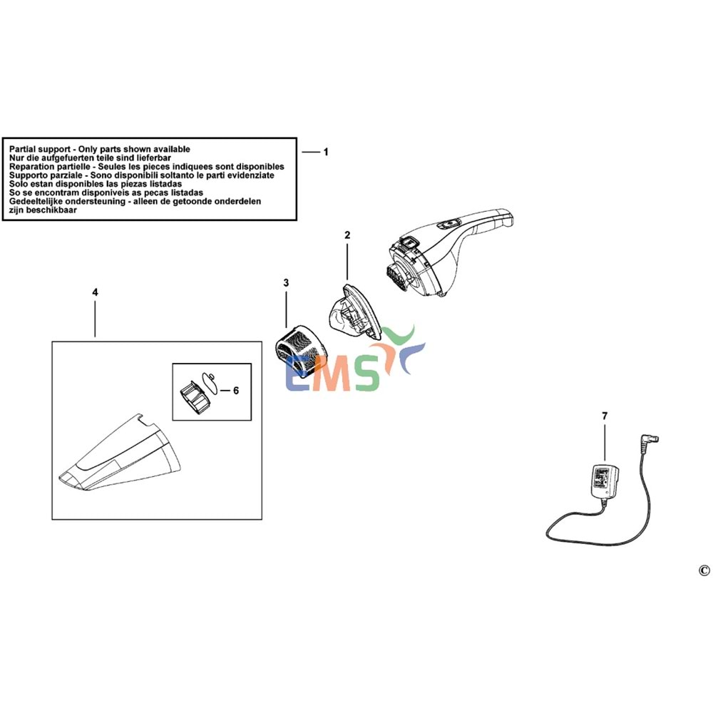 Black Decker NVC115JL Şarj Cihazı Adaptör N559308