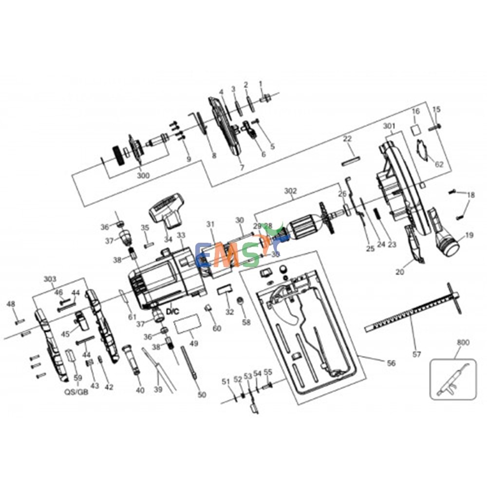 Dewalt DWE5615 Stanley SC16 Yastık N580293
