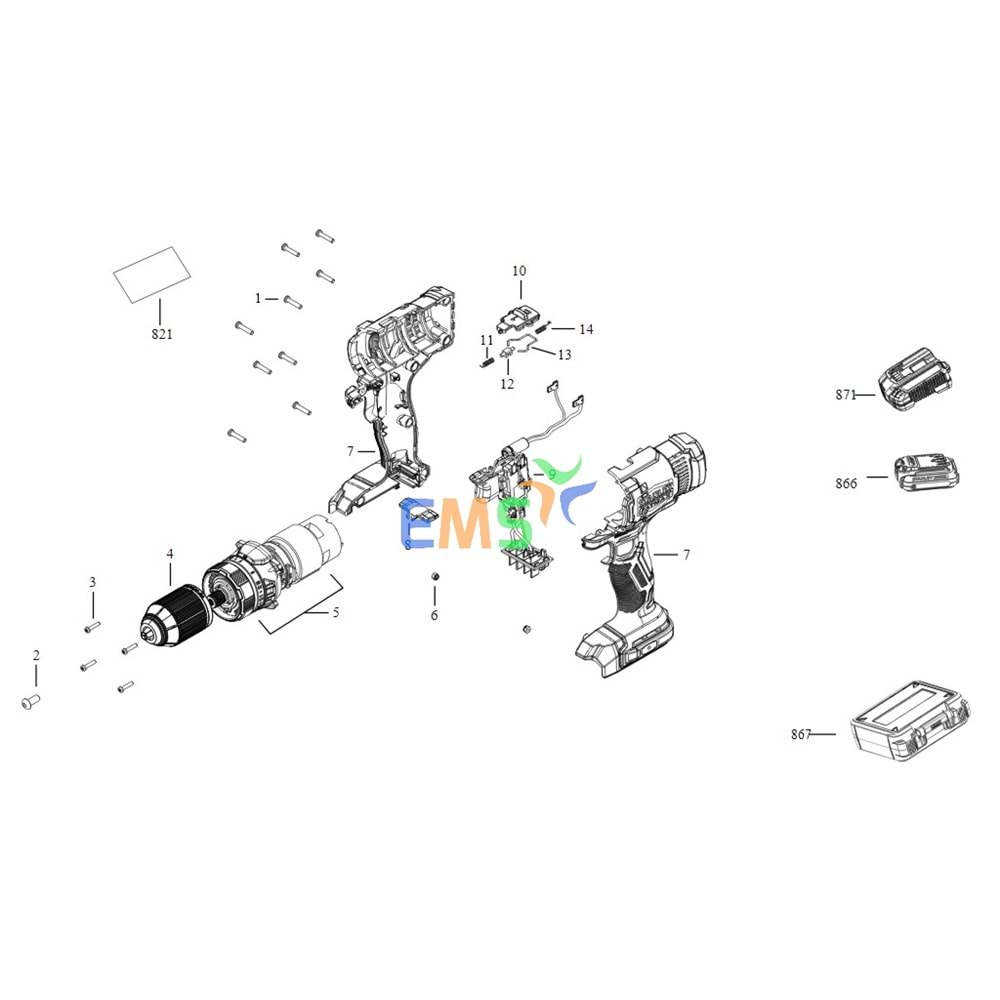 STANLEY SCD700D2K ŞANZUMAN MOTOR DARBESİZ N722575