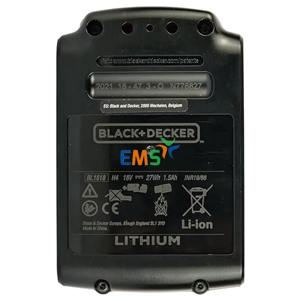 BLACK DECKER EGBL188 BL1518 BATARYA Lİ-ON 18V 1.5Ah