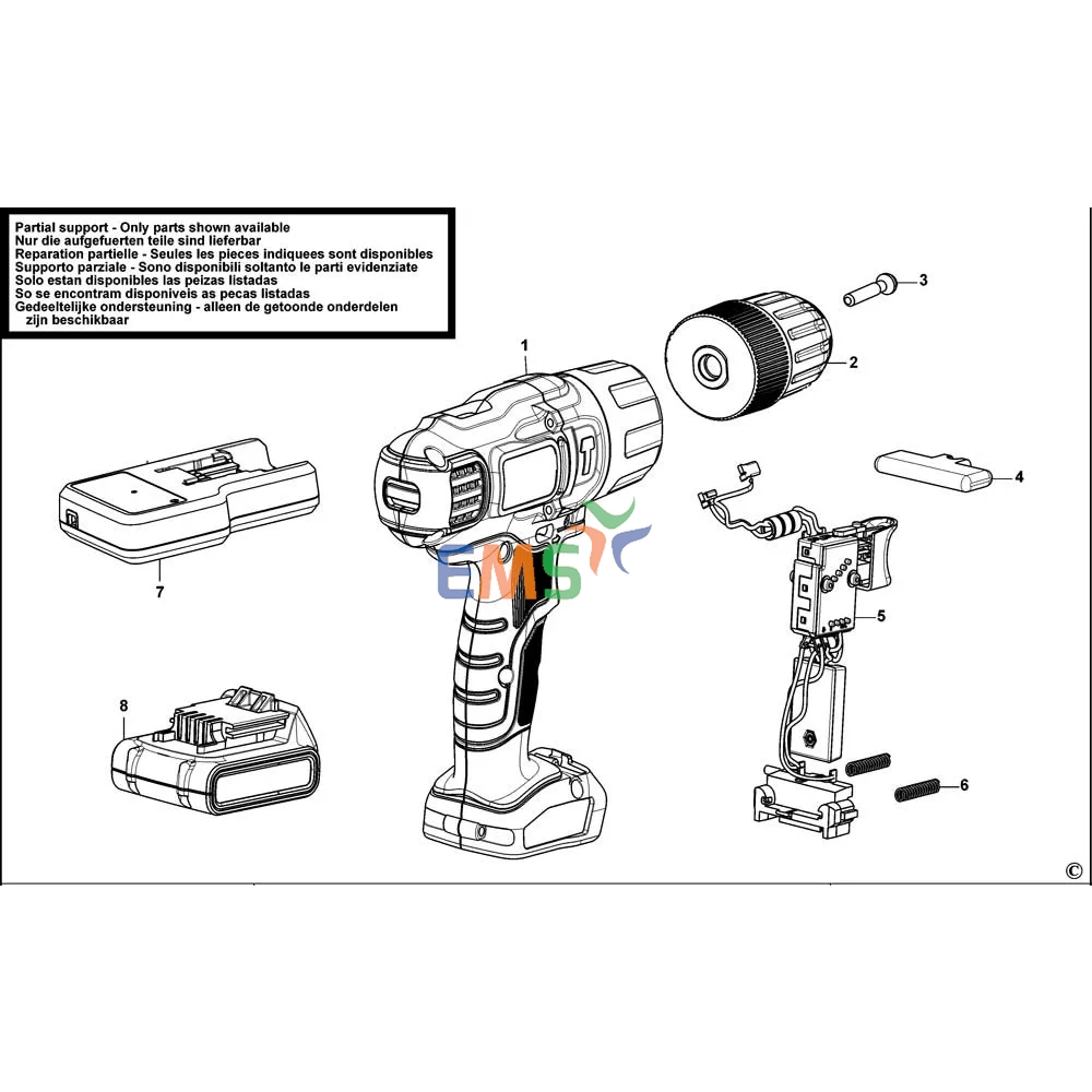 BLACK DECKER EGBL188 BL1518 BATARYA Lİ-ON 18V 1.5Ah