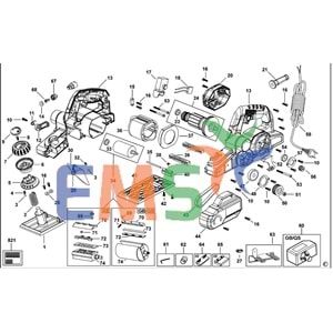 Black Decker KW750K Typ 4 Kırmızı Kayış 1004526-55