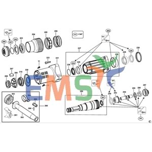 Dewalt D25762K D25763K D25761K D25730K Kırıcı Endüvi Rotor Kollektör 492485-00