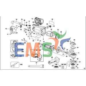 Dewalt D28111 D28139 Typ 3 Armatür Endüvi 623584-16