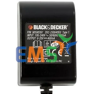 Black Decker SSC-250040EU EGBL188 BDCDC18 10.8V 14.4V 18V Şarj Cihazı 90590287-06
