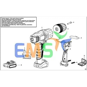 BLACK DECKER EGBL148 ŞALTER 90610715