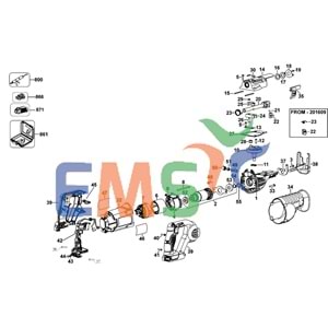 Dewalt DCS380 Üst Kapak N027851SV