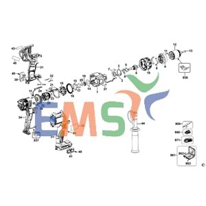 Dewalt DCD995 Darbeli Gövde N157789