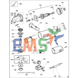 Devalt DWE4016 DWE4015 DWE4010 Armatür Endüvi N358499