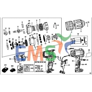 Dewalt DCD710 Typ 2 motor N390475