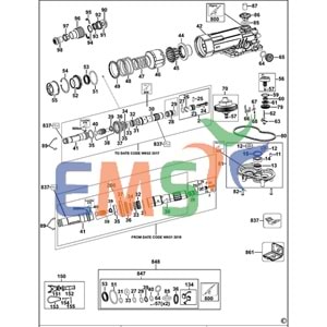 Dewalt D25481 DCH481 Kırıcı Koni Dişli N410187