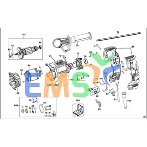 DEWALT D25133 TYP 1 TYP 10 YASTIK N484765