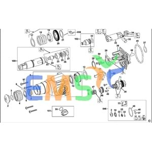 DEWALT D25133 TYP 1 TYP 10 YASTIK N484765