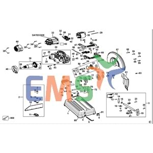 Dewalt D28730 Profil Kesme Armatür Endüvi N498636