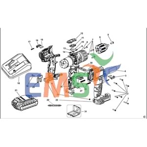 STANLEY STDC18LHBK Şanzıman motor N504733