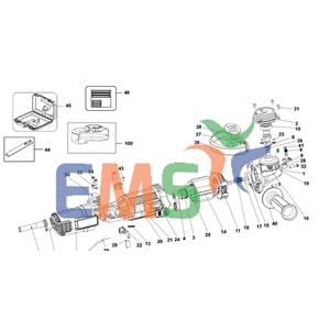 Black Decker BEG110 BEG120 Pinyon Dişli N505694