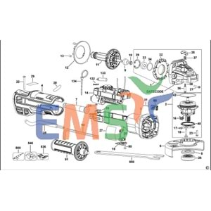 Devalt DWE4357 Kontrol Modül Devir kartı N545578