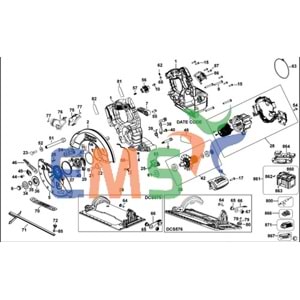 Dewalt DCS575 DCS576 Şalter N549477