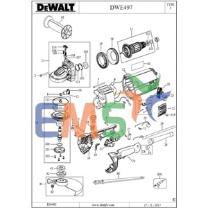 Dewalt DWE497 Armatür Endüvi N565218