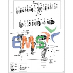 Dewalt DCD701 Şanzıman N681261