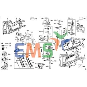 Dewalt DCN890 Çivi Çakma Elektronik kart N750899