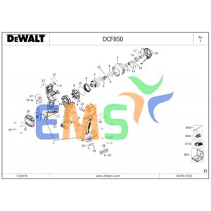 DEWALT DCF850 LED N842921