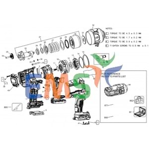 Dewalt DCF961 Dişli Kutusu N846042