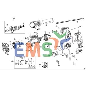 Dewalt D25143 Boru Uç Çırkarma N850185 NA076561