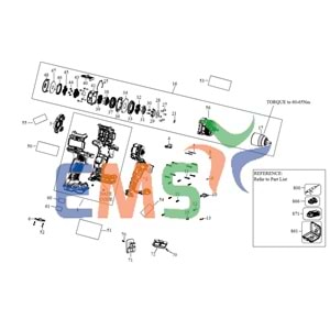 Dewalt DCD800 Typ 1 Gövde Darbesiz N862669