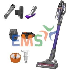 Black Decker BHFEV182CP Turbo Süpürücü Başlık N925194