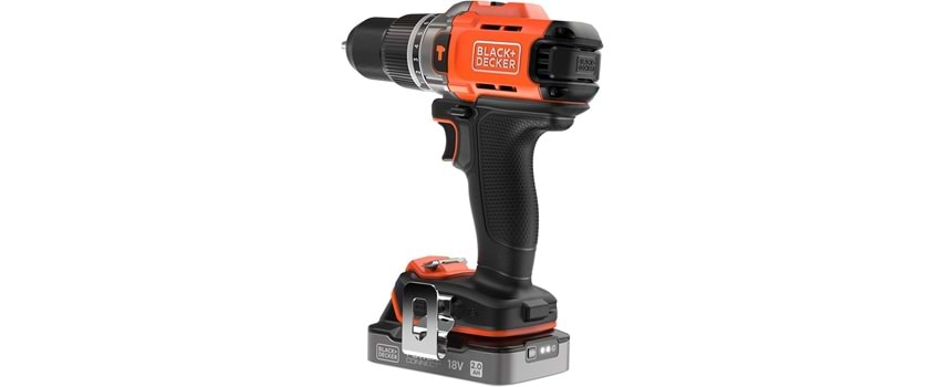 Black Decker BCD383D1XK-QW 18V 2 Ah Akülü Darbeli Matkap