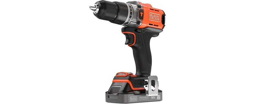 Black Decker BCD383D1XK-QW 18V 2 Ah Akülü Darbeli Matkap