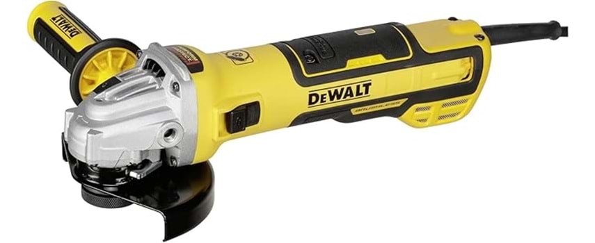 Dewalt DWE4357 1700W Kömürsüz Motorlu Devir Ayarlı Avuç Taşlama, 125 mm