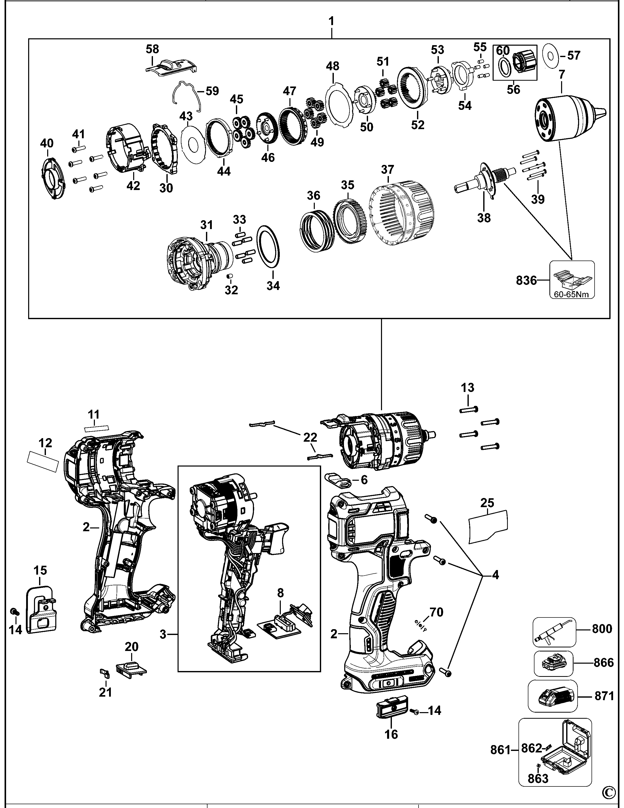 DEWALT DCD791 ŞANZIMAN